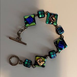 Handmade Stained glass bracelet